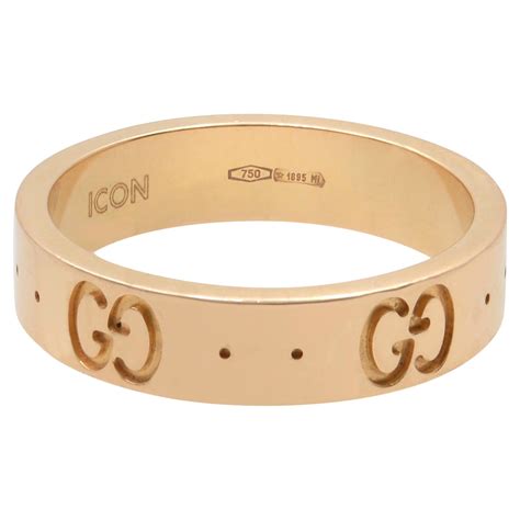 18 carat gucci gold jewellery|gucci icon ring.